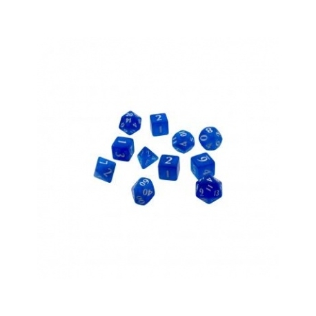 UP - Eclipse 11 Dice Set: Pacific Blue