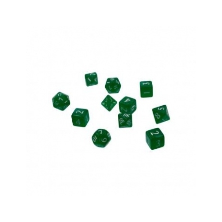 UP - Eclipse 11 Dice Set: Forest Green
