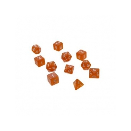 UP - Eclipse 11 Dice Set: Pumpkin Orange