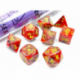 Chessex Vortex Polyhedral Underworld/yellow 7-Die Set