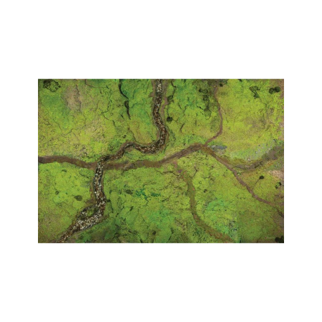 Kraken Wargames Gaming Mat - River Valley 6x4 Gaming Mat 2.0