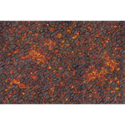 Kraken Wargames Gaming Mat - Magma River 4x4 Gaming Mat