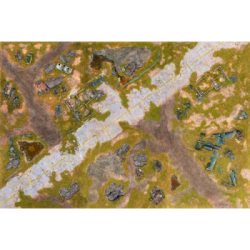 Kraken Wargames Gaming Mat - Lost Highway 6x3 Gaming Mat
