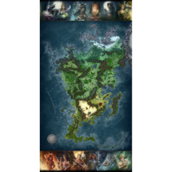 Kraken Wargames Gaming Mat - Aventurien BG (160 x 85 cm) 2.0
