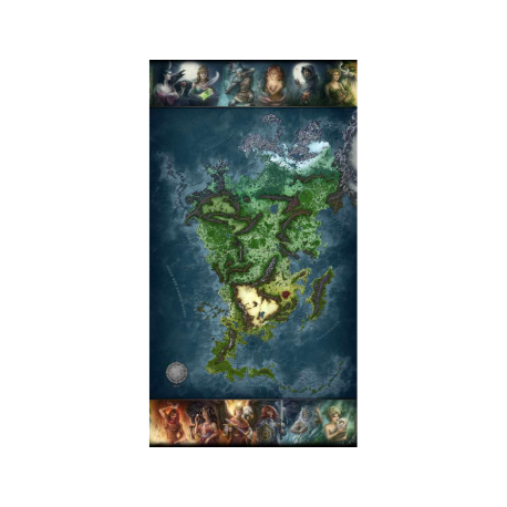 Kraken Wargames Gaming Mat - Aventurien BG (160 x 85 cm) 2.0
