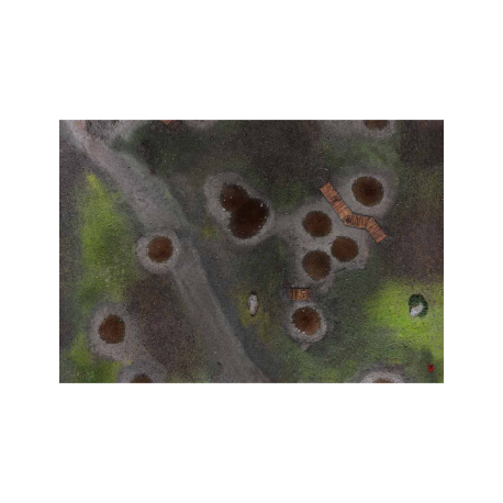 Kraken Wargames Gaming Mat - Battlefield 44x30" 2.0"