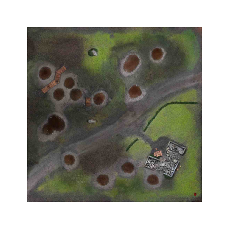 Kraken Wargames Gaming Mat - Battlefield 4x4 2.0