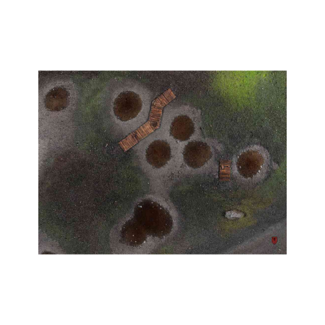 Kraken Wargames Gaming Mat - Battlefield 30x22 (Kill Team & Warcry)