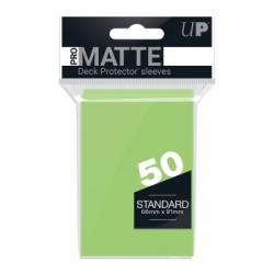 UP - Standard Sleeves - Pro-Matte - Non Glare - Lime Green (50 Sleeves)