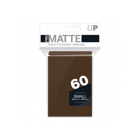 UP - Small Sleeves - Pro-Matte - Brown (60 Sleeves)