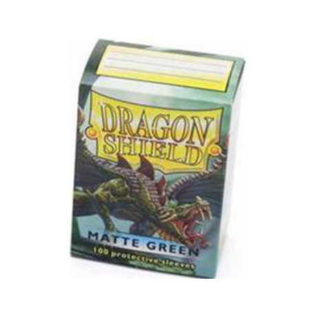 Dragon Shield Standard Sleeves - Matte Green (100 Sleeves)