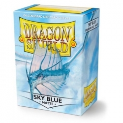 Dragon Shield Standard Sleeves - Matte Sky Blue (100 Sleeves)