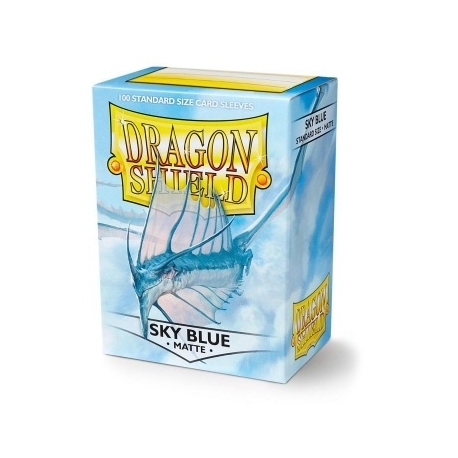 Dragon Shield Standard Sleeves - Matte Sky Blue (100 Sleeves)
