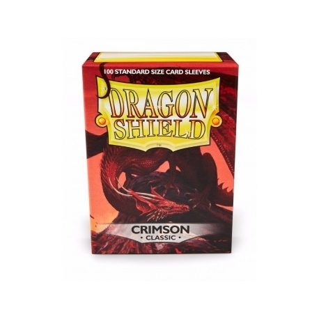 Dragon Shield Standard Sleeves - Crimson (100 Sleeves)