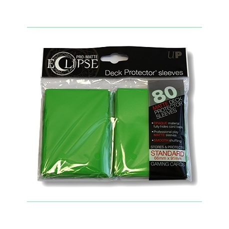 UP - Standard Sleeves - PRO-Matte Eclipse - Green (80 Sleeves)