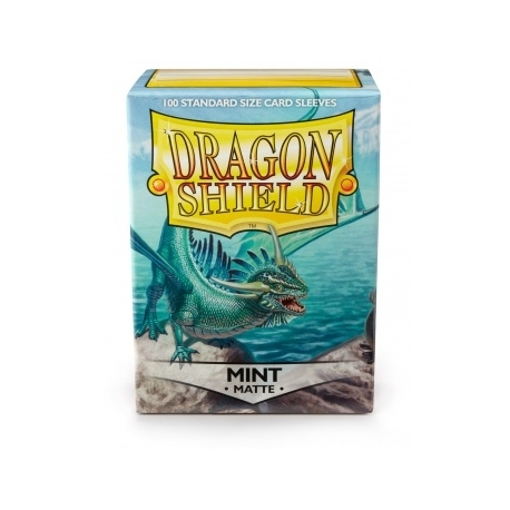 Dragon Shield Standard Sleeves - Matte Mint (100 Sleeves)