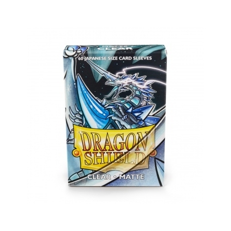 Dragon Shield Small Sleeves - Japanese Matte Clear (60 Sleeves)