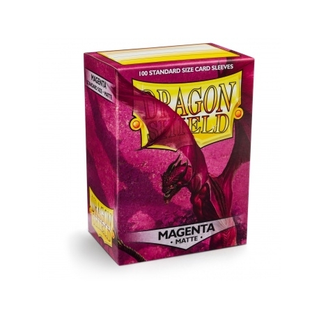 Dragon Shield Standard Sleeves - Matte Magenta (100 Sleeves)