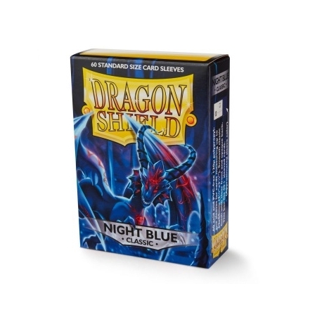 Dragon Shield Standard Sleeves - Night Blue Xao (60 Sleeves)
