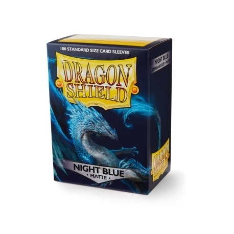 Dragon Shield Standard Matte Sleeves - Night Blue (100 Sleeves)