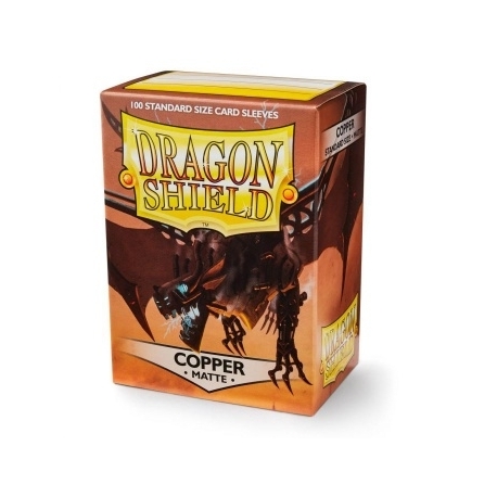 Dragon Shield Standard Matte Sleeves - Copper 'Draco Primus' (100 Sleeves)