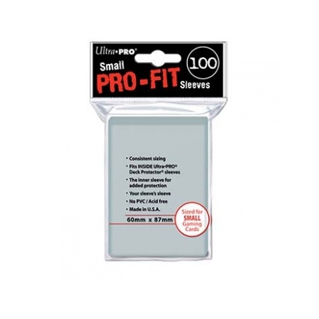 UP - Small Sleeves - Pro-Fit Card (100 Sleeves)