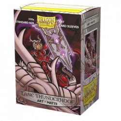 Dragon Shield Matte Art Sleeves - Lane Thunderhoof Portrait (100 Sleeves)