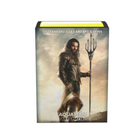 Justice League Matte Art Sleeves - Aquaman (100 Sleeves)