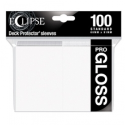 UP - Standard Sleeves - Gloss Eclipse - Arctic White (100 Sleeves)
