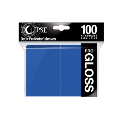 UP - Standard Sleeves - Gloss Eclipse - Pacific Blue (100 Sleeves)