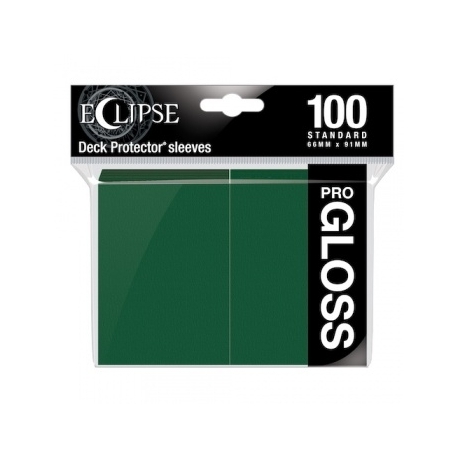 UP - Standard Sleeves - Gloss Eclipse - Forest Green (100 Sleeves)