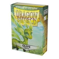 Dragon Shield Standard Matte Sleeves - Olive (60 Sleeves)