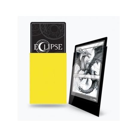 UP - Standard Sleeves - Gloss Eclipse - Lemon Yellow (100 Sleeves)