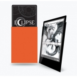 UP - Standard Sleeves - Gloss Eclipse - Pumpkin Orange (100 Sleeves)
