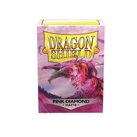 Dragon Shield Standard Sleeves - Pink Diamond (100 Sleeves)