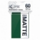 UP - Eclipse Matte Small Sleeves: Forest Green (60 Sleeves)