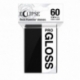 UP - Small Sleeves - Gloss Eclipse - Jet Black (60 Sleeves)