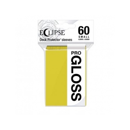 UP - Small Sleeves - Gloss Eclipse - Lemon Yellow (60 Sleeves)