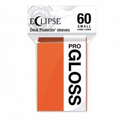 UP - Small Sleeves - Gloss Eclipse - Pumpkin Orange (60 Sleeves)