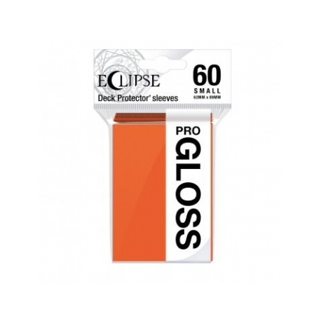 UP - Small Sleeves - Gloss Eclipse - Pumpkin Orange (60 Sleeves)