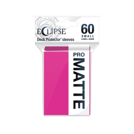 UP - Eclipse Matte Small Sleeves: Hot Pink (60 Sleeves)