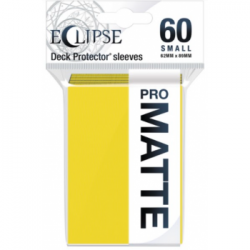 UP - Eclipse Matte Small Sleeves: Lemon Yellow (60 Sleeves)