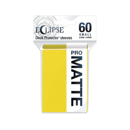 UP - Eclipse Matte Small Sleeves: Lemon Yellow (60 Sleeves)