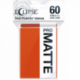 UP - Eclipse Matte Small Sleeves: Pumpkin Orange (60 Sleeves)