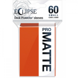 UP - Eclipse Matte Small Sleeves: Pumpkin Orange (60 Sleeves)