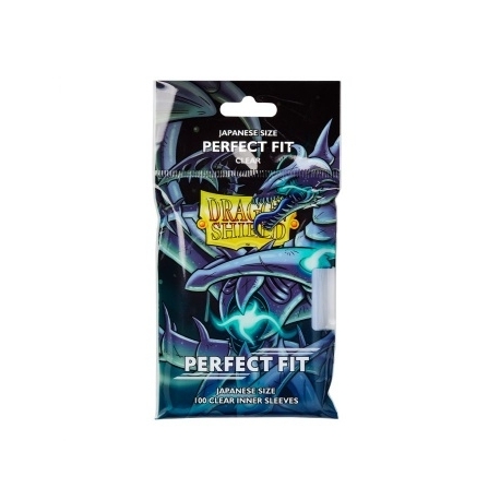Dragon Shield Japanese Size Perfect Fit Inner Sleeves - Clear Qyonshi (100 Sleeves)