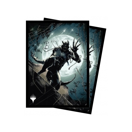 UP - Standard Sleeves for Magic: The Gathering - Innistrad Midnight Hunt V2 (100 Sleeves)
