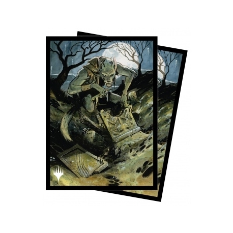 UP - Standard Sleeves for Magic: The Gathering - Innistrad Midnight Hunt V3 (100 Sleeves)