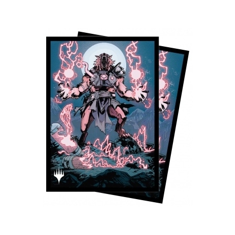 UP - Standard Sleeves for Magic: The Gathering - Innistrad Midnight Hunt V4 (100 Sleeves)