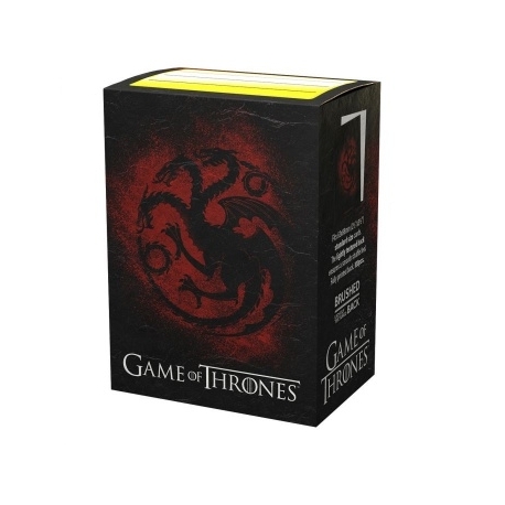 Dragon Shield Standard Sleeves - Game of Thrones House Targaryen (100 Sleeves)